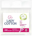 Ватні палички Lady Cotton в пакеті, 200 шт