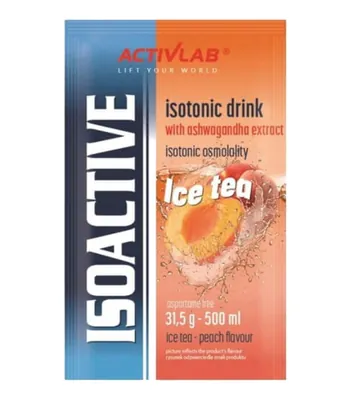 Ізотонік ActivLab Isoactive персиковий холодний чай, 31,5 г