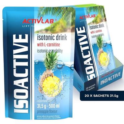Изотоник ActivLab Isoactive ананас, 31,5 г