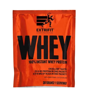 Протеїн сироватковий концентрат Extrifit 100% Instant Whey Protein банан, 30 г