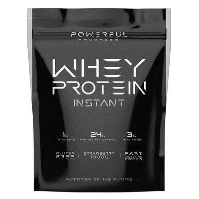 Протеїн сироватковий концентрат Powerful Progress 100% Whey Protein Instant полуниця, 1000 г