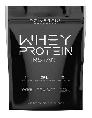 Протеїн сироватковий концентрат Powerful Progress 100% Whey Protein Instant лісові ягоди, 1000 г