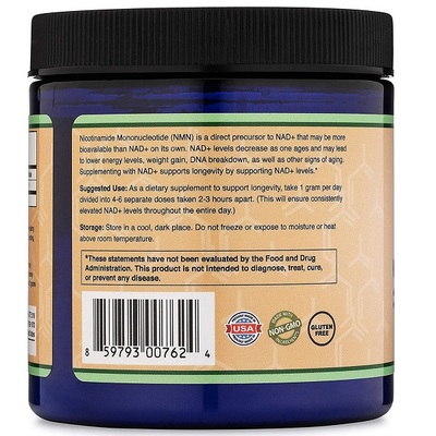 Ниацин Double Wood NMN Bulk Powder (Nicotinamide Mononucleotide), 30 г