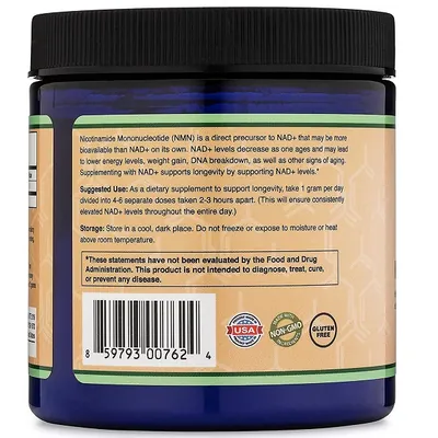Ніацин Double Wood NMN Bulk Powder (Nicotinamide Mononucleotide), 30 г
