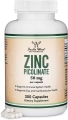Цинк піколінат Double Wood Zinc Picolinate 50 mg, 300 капсул