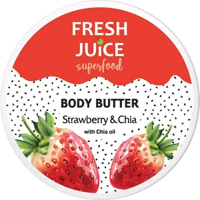 Крем-масло для тіла Fresh Juice Superfood Strawberry & Chia 225 мл