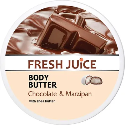 Крем-масло для тіла Fresh Juice Chocolate & Marzipan, 225 мл