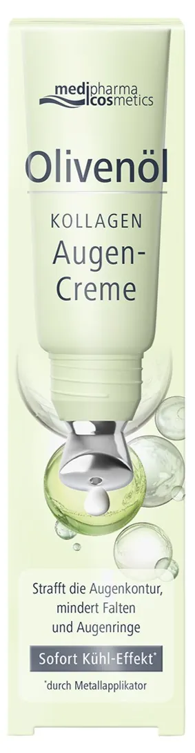 Крем для очей Medipharma Cosmetics Olivenol з колагеном, 15 мл