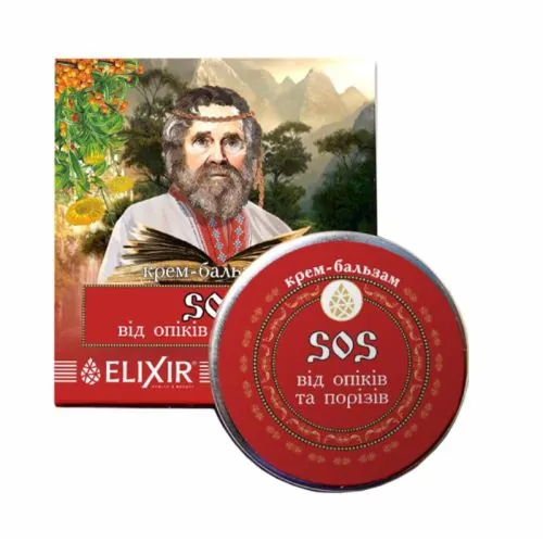 Крем-бальзам Elixir SOS від опіків і порізів по 10 мл у тубах