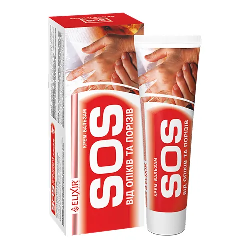 Крем-бальзам Elixir SOS від опіків і порізів по 75 мл у тубах