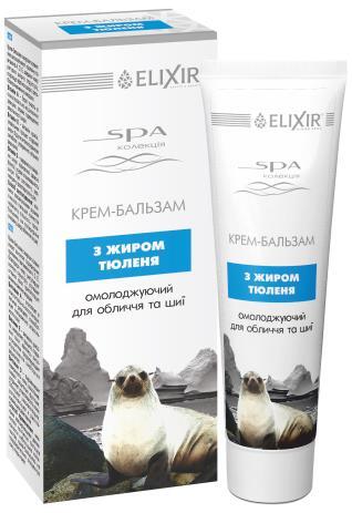 Крем-бальзам для лица Elixir Spa с жиром тюленя, 75 мл