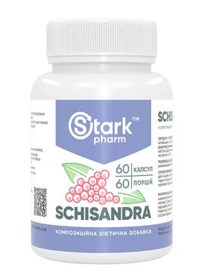 Адаптоген Stark Pharm Stark Schisandra 180 мг, 60 капсул