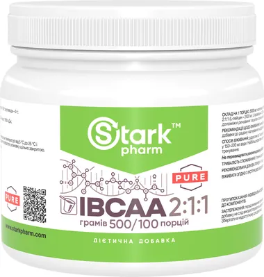 Амінокислоти Stark Pharm Stark IBCAA 2-1-1 , 500 г