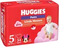 Підгузки-трусики Huggies Pants Little Movers для дівчаток розмір 5, 12-17 кг, 34 шт