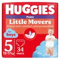 Підгузки-трусики Huggies Pants Little Movers для хлопчиків розмір 5, 12-17 кг, 34 шт