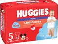 Підгузки-трусики Huggies Pants Little Movers для хлопчиків розмір 5, 12-17 кг, 34 шт