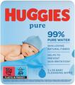 Салфетки влажные Huggies Pure детские, для новорожденных, 168 шт (3 x 56 шт)