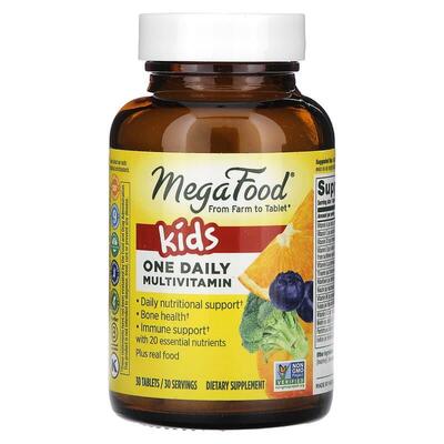 Витамины для детей MegaFood Kids One Daily, 30 таблеток