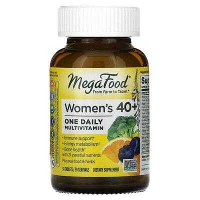Мультивитамины для женщин 40+ MegaFood Women Over 40 One Daily, 30 таблеток