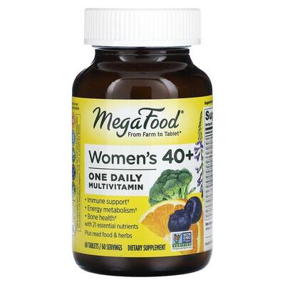 Мультивитамины для женщин 40+ MegaFood Women Over 40 One Daily, 60 таблеток