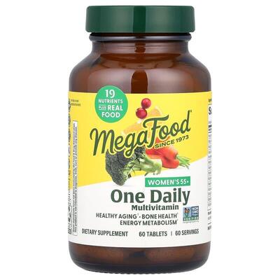 Мультивитамины для женщин 55+ MegaFood Women Over 55 One Daily, 60 таблеток