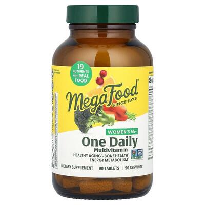 Мультивитамины для женщин 55+ MegaFood Women Over 55 One Daily, 90 таблеток