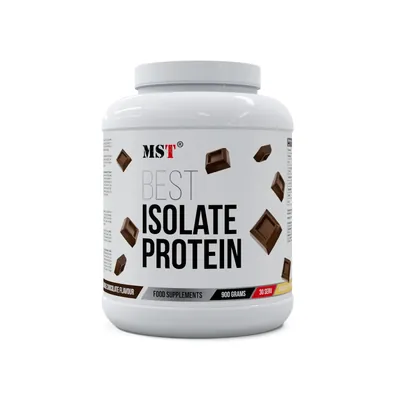 Протеїн сироватковий ізолят MST Nutrition BEST Isolate Protein подвійний шоколад, 30 порцій, 900 г