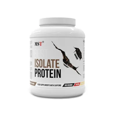 Протеїн сироватковий ізолят MST Nutrition BEST Isolate Protein холодна кава, 30 порцій, 900 г
