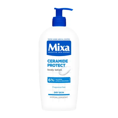 Лосьйон для тіла Mixa Ceramide Protect зміцнюючий з керамідами для дуже сухої шкіри, 400 мл