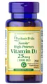 Вітамін Д3 Puritan's Pride Vitamin D3 1000, 200 капсул