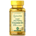 Витамин Д3 Puritan's Pride Vitamin D3 10000, 100 капсул