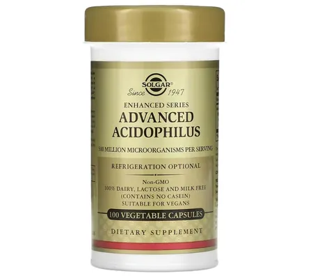 Ацидофілус Solgar Advanced Acidophilus вег. капсули №100