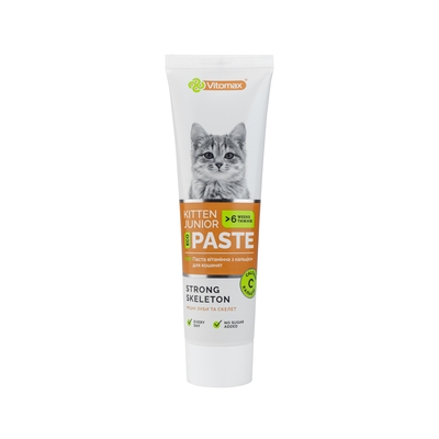 Эко Паста Vitomax витаминная с кальцием для котят, 100 г