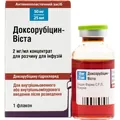 Доксорубіцин-Віста концентрат для р-ну д/інф. 2 мг/мл (50 мг) по 25 мл №1 у флак.