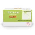 Летрам таблетки, п/плен. обол. по 1000 мг №30 (10х3)