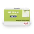 Летрам таблетки, в/плів. обол. по 500 мг №30 (10х3)