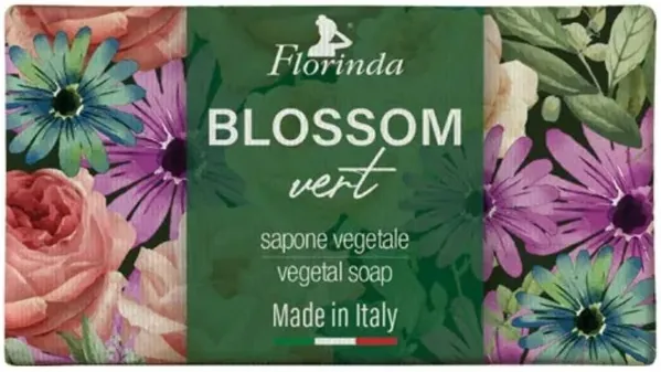 Мило натуральне тверде Florinda Blossom Vert Зелені квіти, 200 г