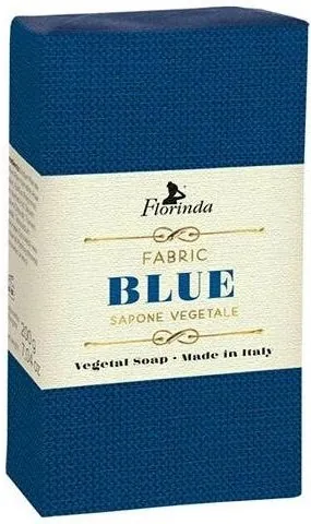 Мило натуральне тверде Florinda Fabric Італійські тканини синє, 200 г