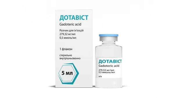 Дотавіст розчин д/ін. 279.32 мг/мл (0.5 ммоль/мл) по 5 мл у флак.