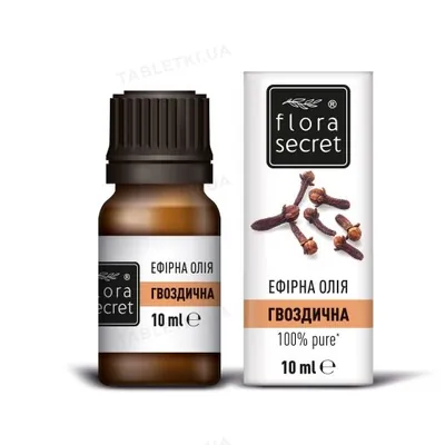 Олія ефірна Flora Secret гвоздична, 10 мл