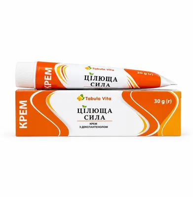 Цілюща Сила Tabula Vita крем з декспантенолом по 30 г у тубах