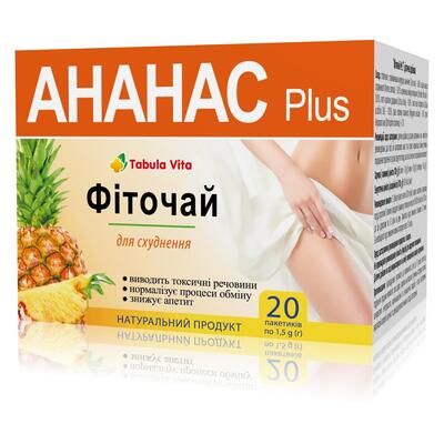 Фиточай Целительная Сила Табула Вита ананас плюс по 1,5 г №20 в фил.-пак.