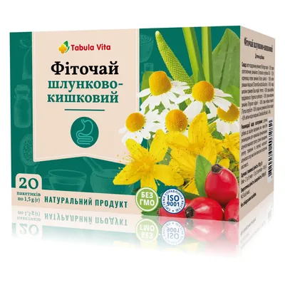 Фіточай Tabula Vita №5 Шлунково-кишковий по 1,5 г №20 у філ.-пак.
