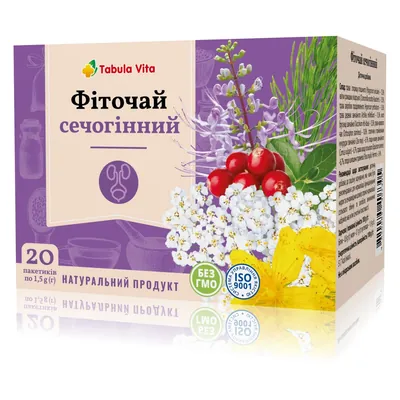 Фіточай Tabula Vita №6 Сечогінний по 1,5 г №20 в філ.-пак.