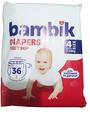 Подгузники Bambik Medium, размер 4  Maxi, 7-18 кг, 36 шт