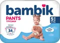 Підгузки-трусики Bambik розмір 5, 12-17 кг, 34 шт