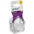 Соска силіконова Philips Avent Natural SCF651/27, 1 отвір, від 0 місяців, 2 шт