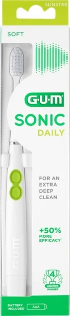 Електрична зубна щітка GUM Sonic Daily White 4100М