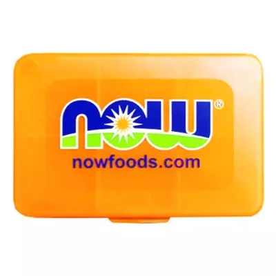 Органайзер для таблеток NOW Vitamin Case Small, 6 секцій, кишеньковий