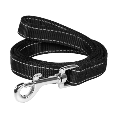 Поводок Collar DOG Extreme 42991 нейлон двойной, черный, 25 мм*1,1 м